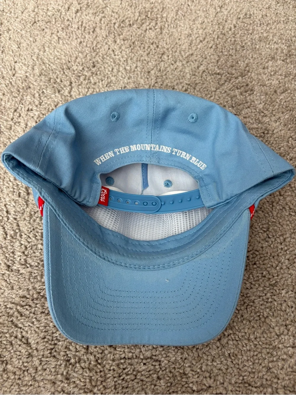 Coors Light Men's Light Blue Logo Rope Baseball Cap